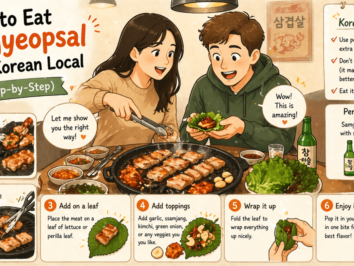 How to Eat Samgyeopsal (Korean BBQ Guide 2026)