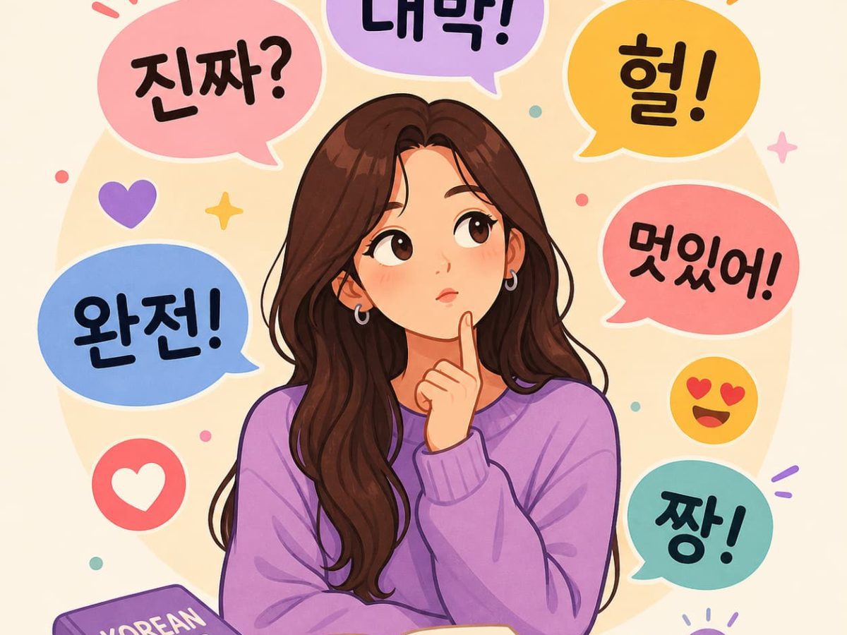 Korean slang 2026 trending words visual